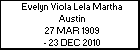 Evelyn Viola Lela Martha Austin