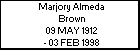 Marjory Almeda Brown