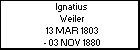 Ignatius Weiler