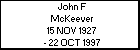 John F McKeever