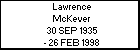 Lawrence McKever