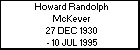Howard Randolph McKever