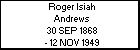 Roger Isiah Andrews