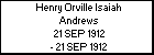 Henry Orville Isaiah Andrews