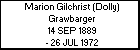 Marion Gilchrist (Dolly) Grawbarger