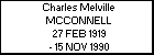 Charles Melville MCCONNELL