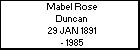 Mabel Rose Duncan