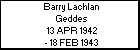 Barry Lachlan Geddes