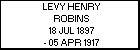 LEVY HENRY ROBINS