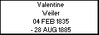Valentine Weiler