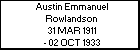 Austin Emmanuel Rowlandson