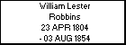 William Lester Robbins