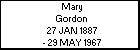 Mary Gordon