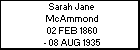 Sarah Jane McAmmond