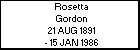 Rosetta Gordon