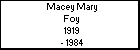 Macey Mary Foy
