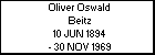 Oliver Oswald Beitz