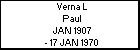 Verna L Paul
