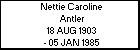 Nettie Caroline Antler