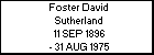 Foster David Sutherland
