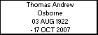Thomas Andrew Osborne