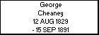 George Cheaney