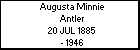 Augusta Minnie Antler