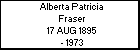 Alberta Patricia Fraser