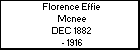 Florence Effie Mcnee