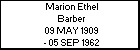 Marion Ethel Barber