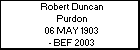 Robert Duncan Purdon