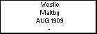Weslie Maltby