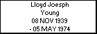 Lloyd Joesph Young