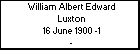 William Albert Edward Luxton