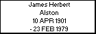 James Herbert Alston