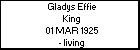 Gladys Effie King