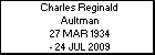 Charles Reginald Aultman
