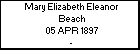 Mary Elizabeth Eleanor Beach