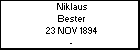 Niklaus Bester