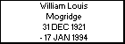 William Louis Mogridge