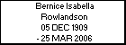 Bernice Isabella Rowlandson