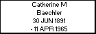 Catherine M Baechler