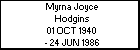 Myrna Joyce Hodgins
