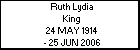 Ruth Lydia King