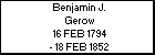 Benjamin J. Gerow