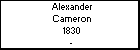Alexander Cameron