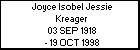 Joyce Isobel Jessie Kreager