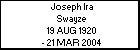 Joseph Ira Swayze