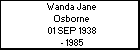 Wanda Jane Osborne