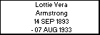 Lottie Vera Armstrong